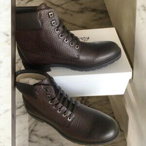 Robert Graham Raphael Plain Toe Boot NEW Brown Sz 11